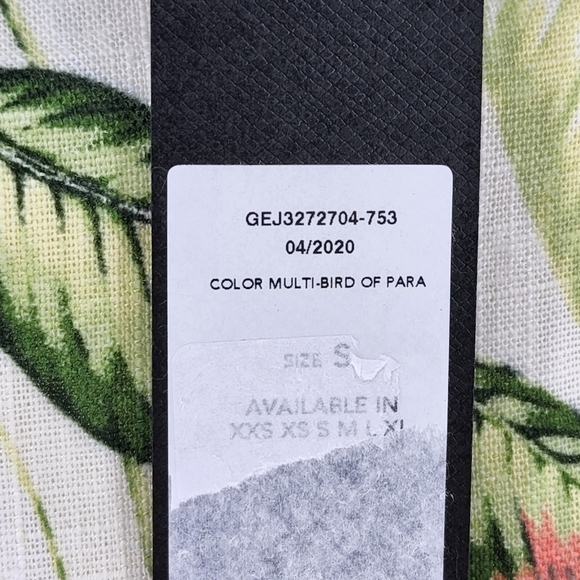 BCBGMAXAZRIA Women's Tropical-print Asymmetrical Midi Skirt - various sizes - Picture 9 of 9